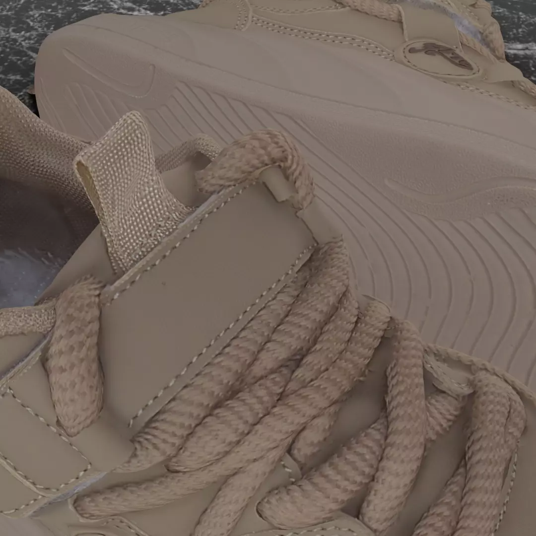 FREE URBAN FASHION SNEAKER 3D MODEL Free low-poly 3D model_13