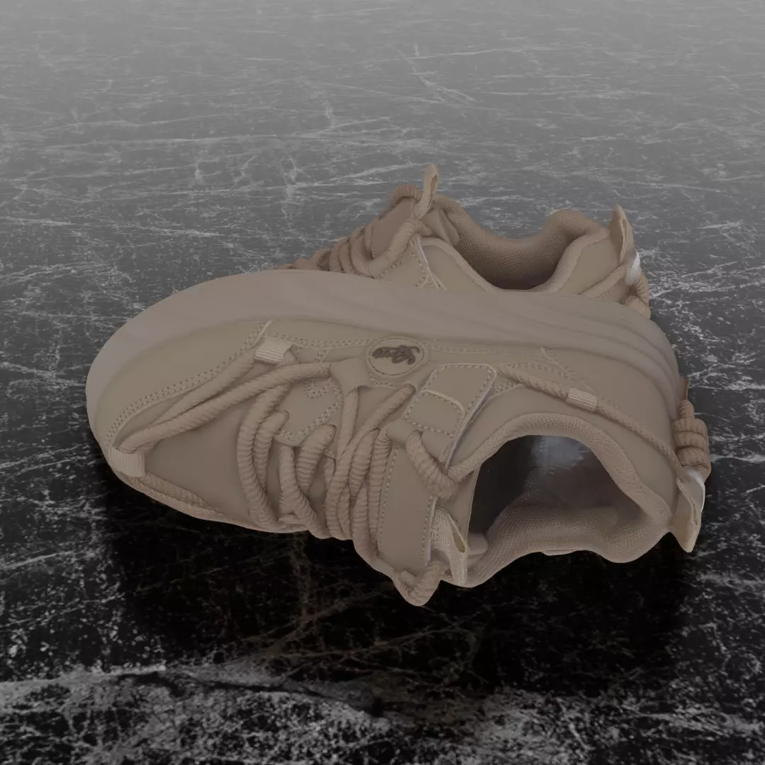 FREE URBAN FASHION SNEAKER 3D MODEL Free low-poly 3D model_7