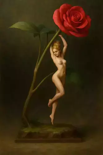 Florea The Awakening of the Rose 3D print model