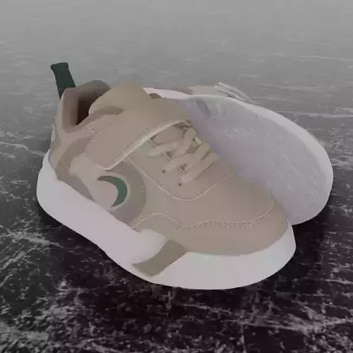 Free Kids Sneaker 3D Model Free low-poly 3D model