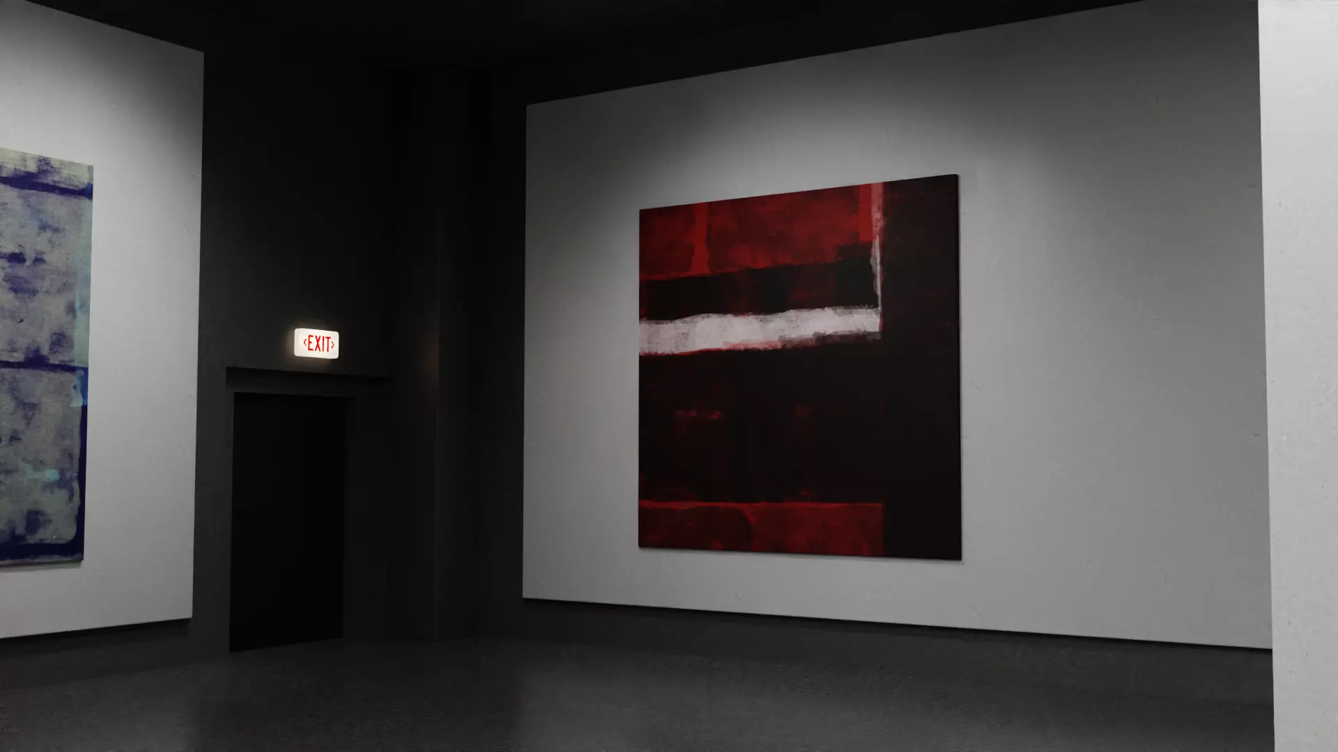 Art gallery Showroom 3D model_6