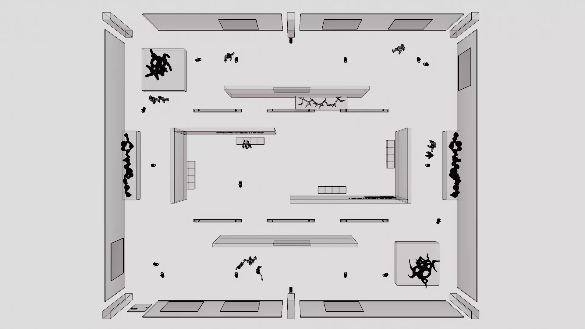 Art gallery Showroom 3D model_11