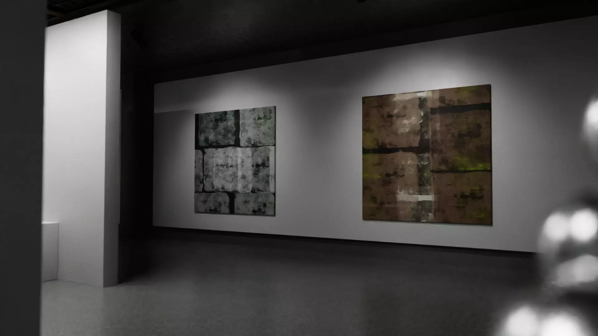 Art gallery Showroom 3D model_7