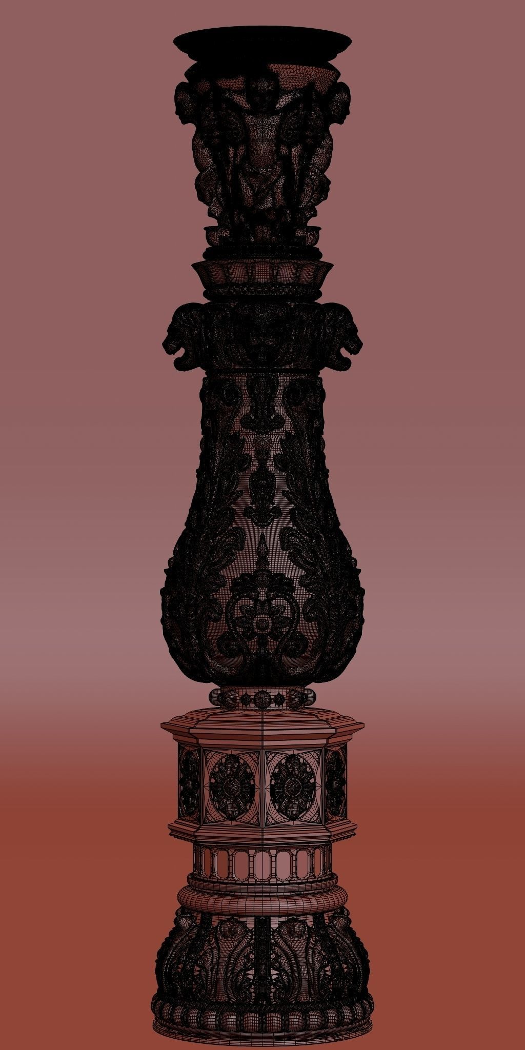 Baluster 3D print model_1