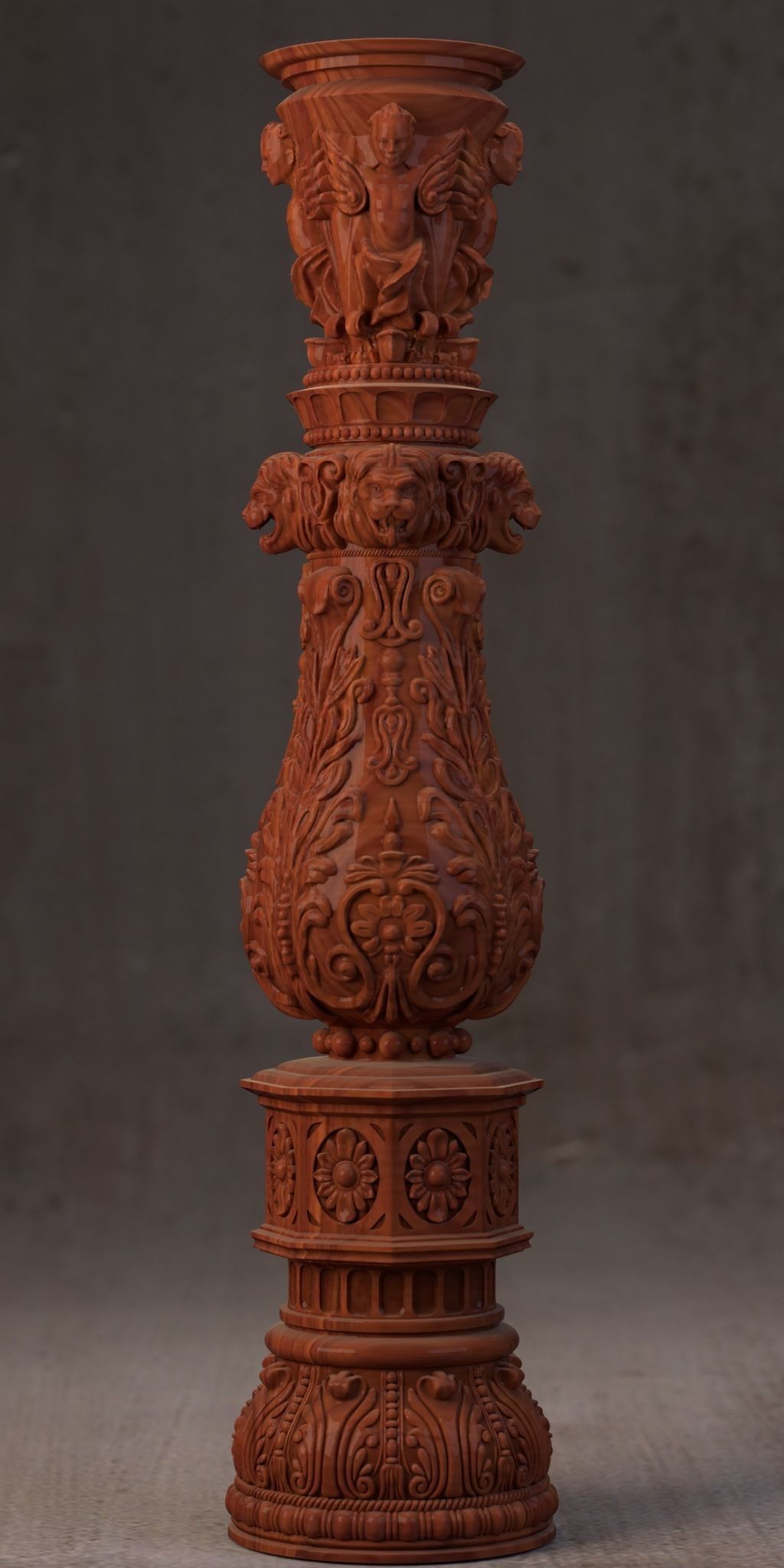 Baluster 3D print model_0