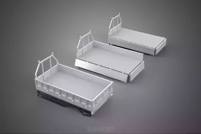 3 MODE DROP SIDE BED BODY GATE DOOR PICKUP TRUCK WIDE DECK CAR
