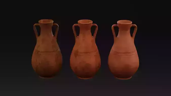 Ancient clay amphora pack