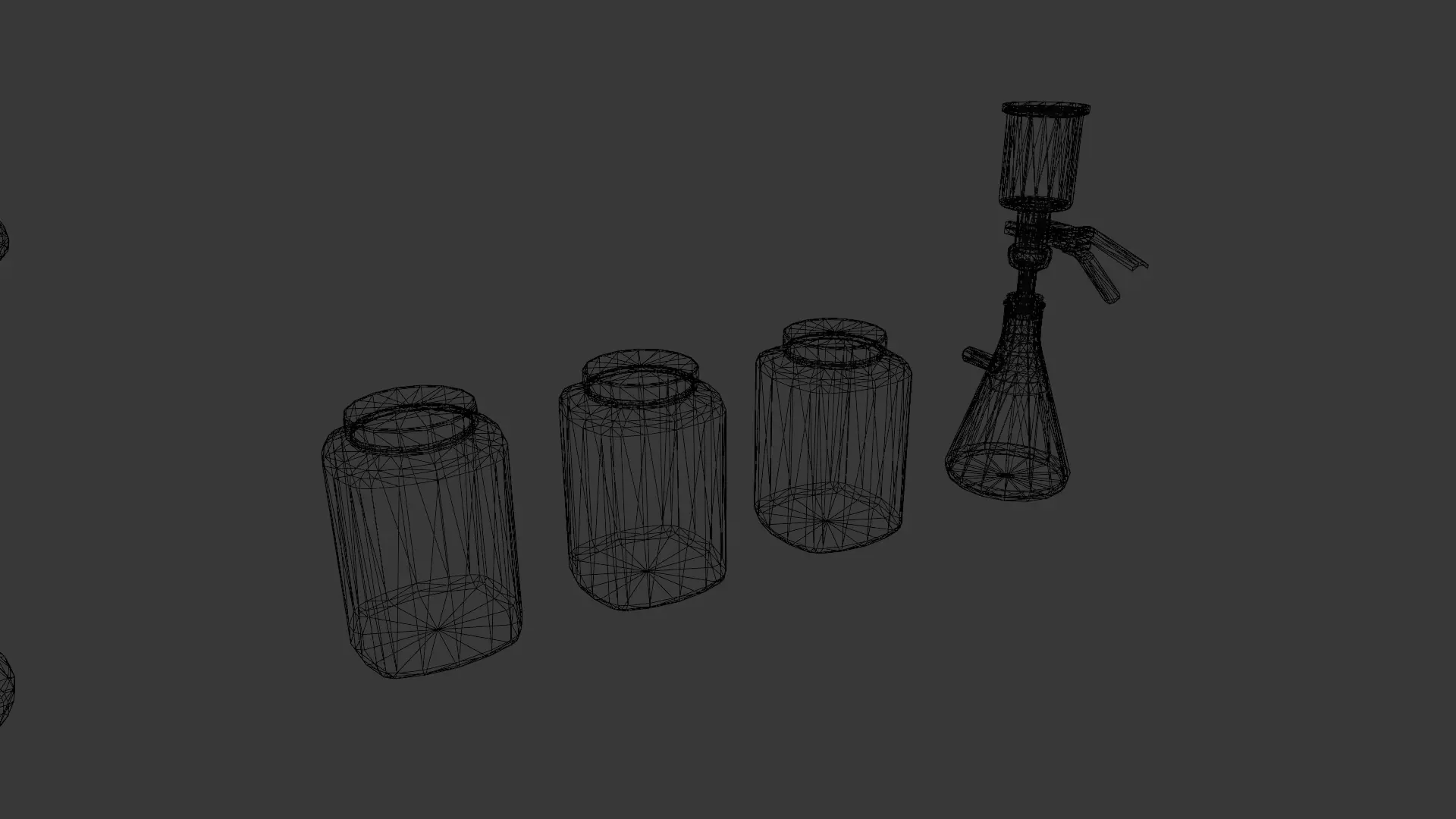 Laboratory Equipment Pack Low-poly 3D model_7