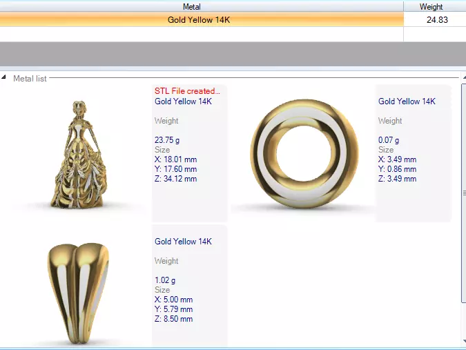 PRINCESS PENDANT 3D print model_18