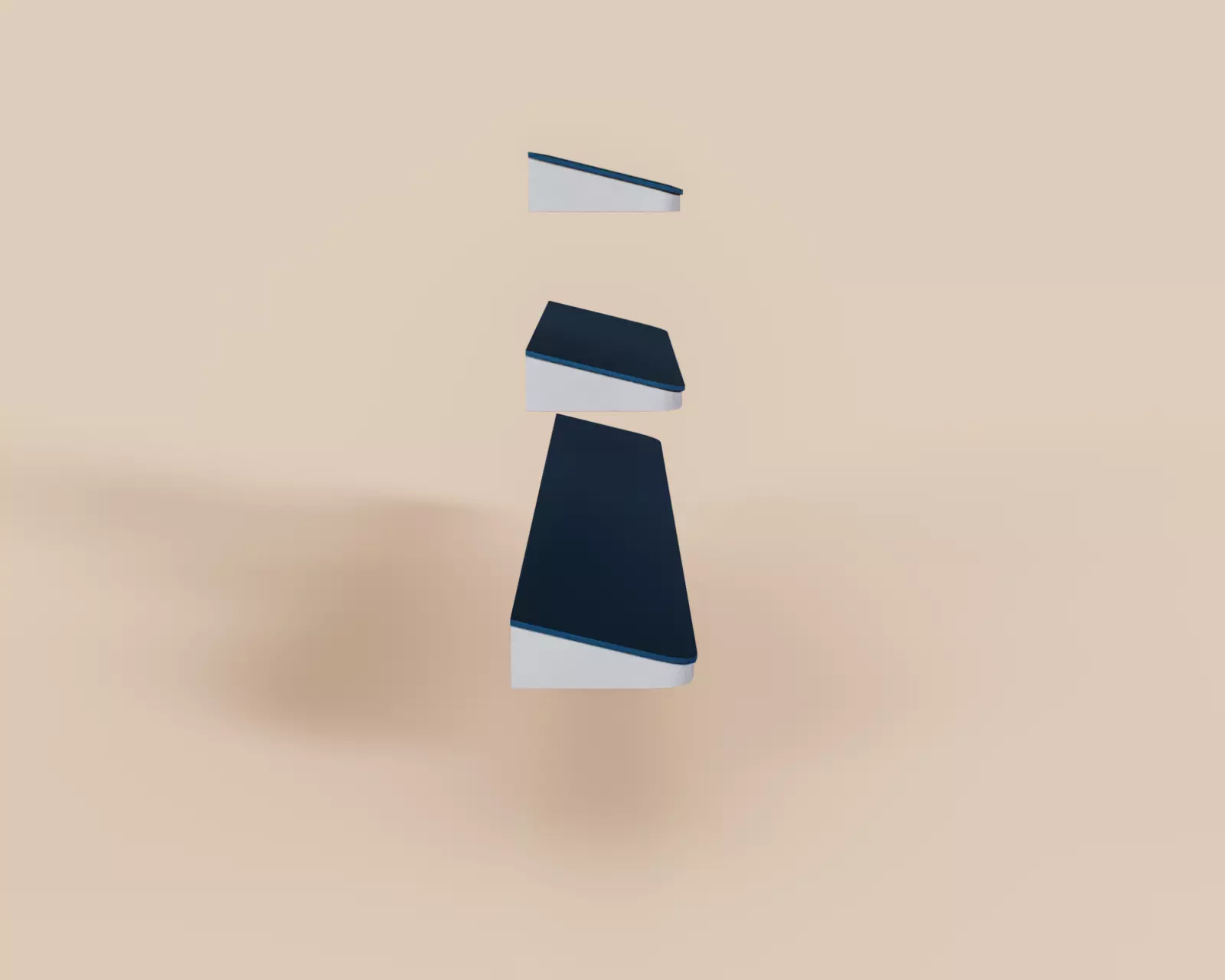 Exterior Awning Type G Set of 3 Low-poly 3D model_5