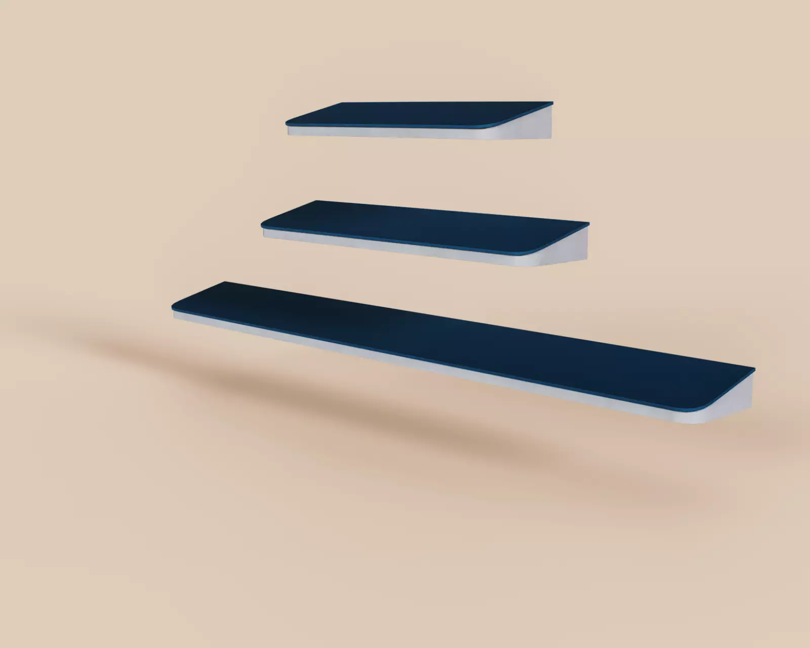 Exterior Awning Type G Set of 3 Low-poly 3D model_10