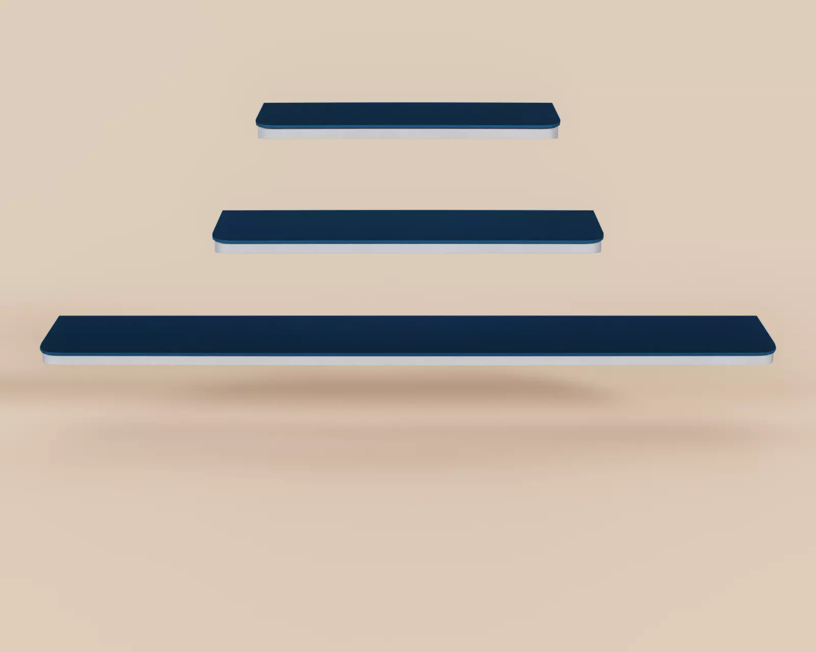 Exterior Awning Type G Set of 3 Low-poly 3D model_3