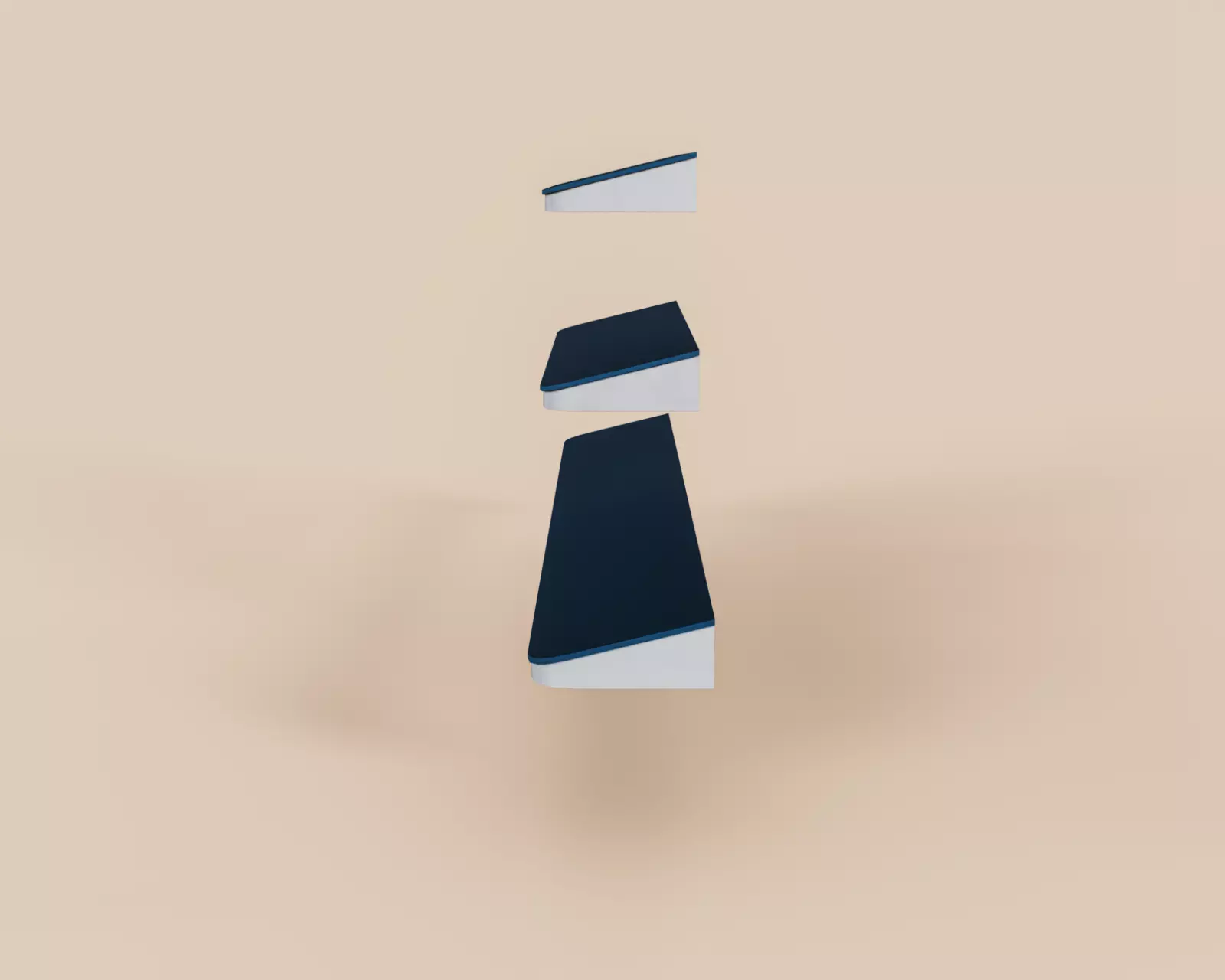 Exterior Awning Type G Set of 3 Low-poly 3D model_9