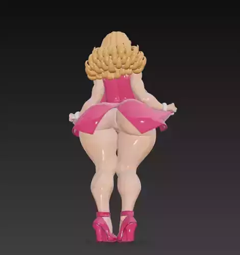 Sexy Woman pink dress