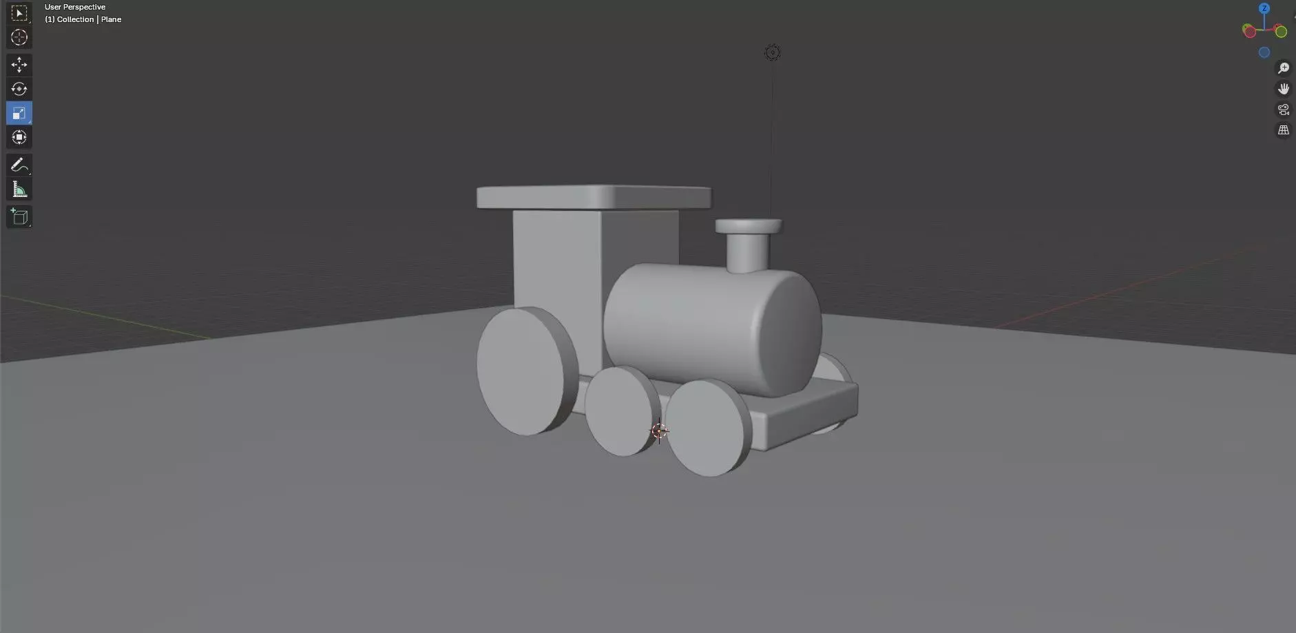 Toy Train 3D - Low Poly - Animation - Game - Decoration Low-poly 3D model_5