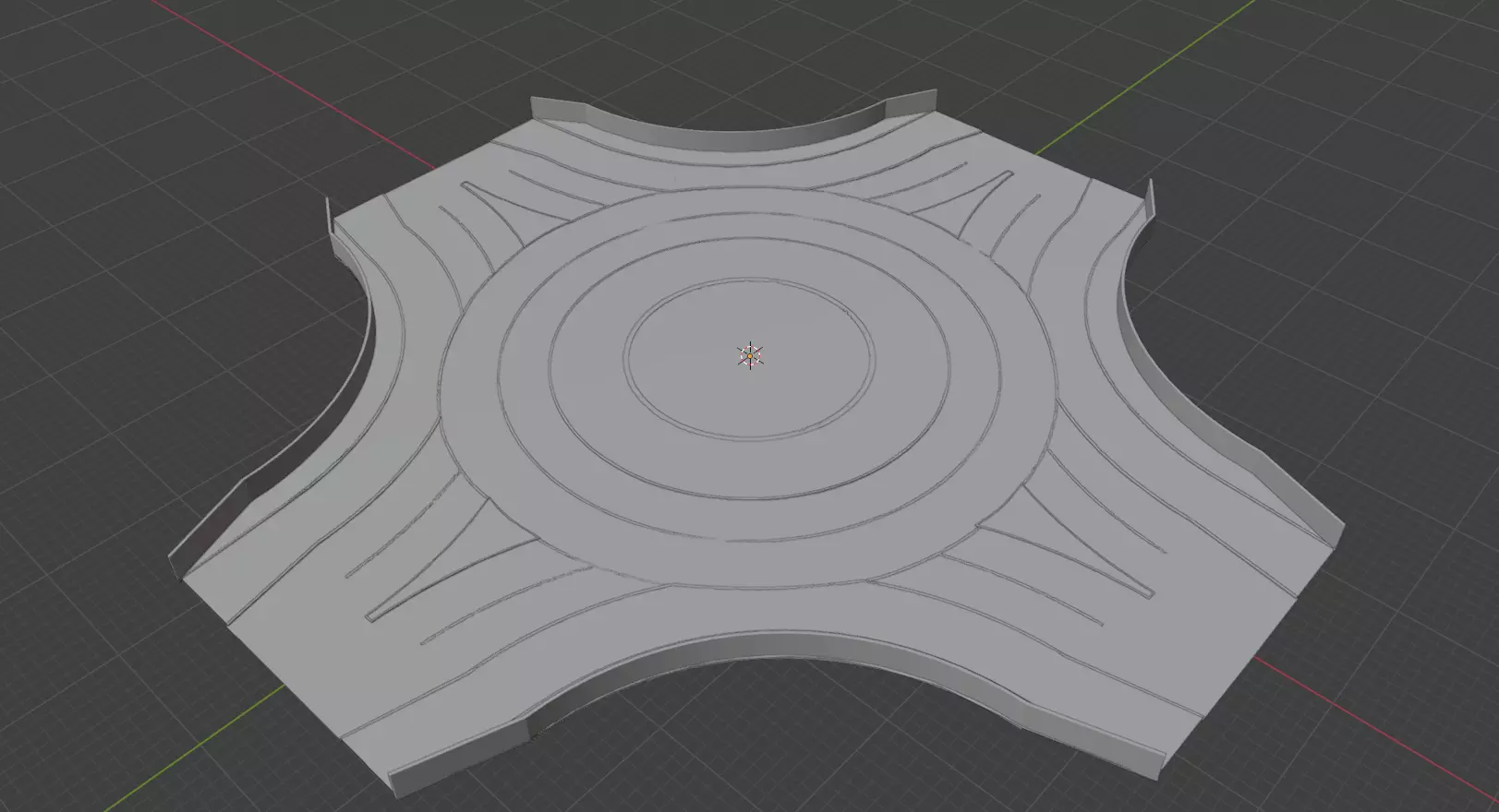 Roundabout 3D model_4