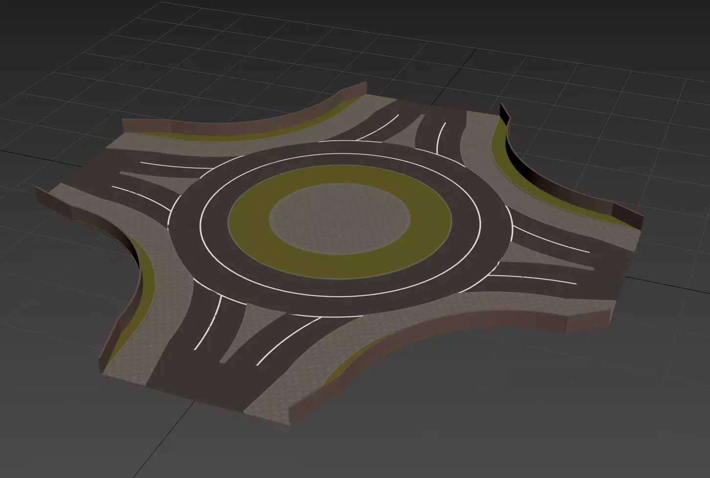 Roundabout 3D model_0