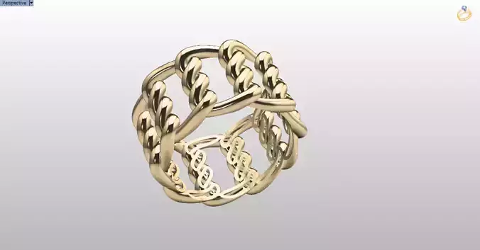 robe eternity knot ring