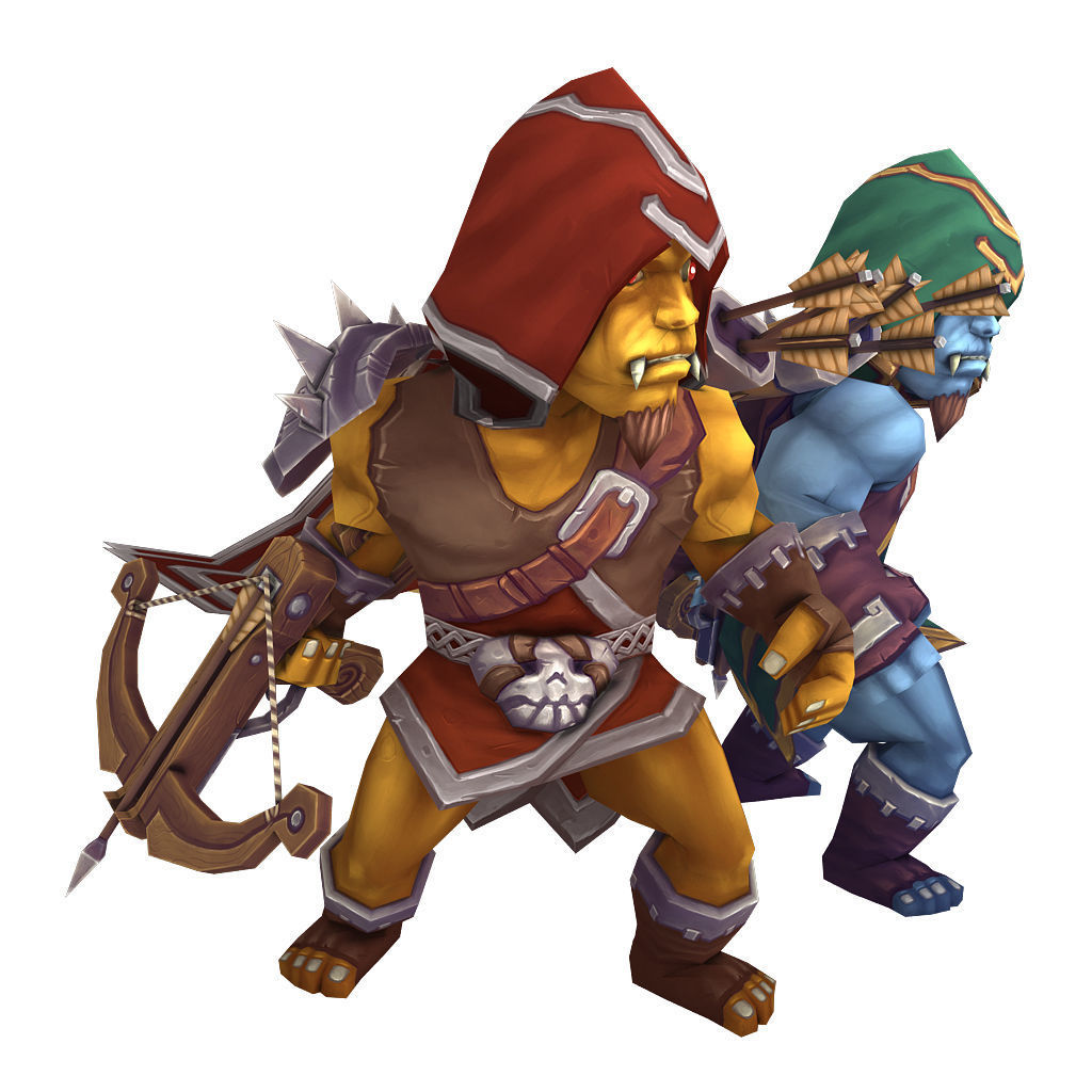 Orc Ranger Low-poly 3D model_4