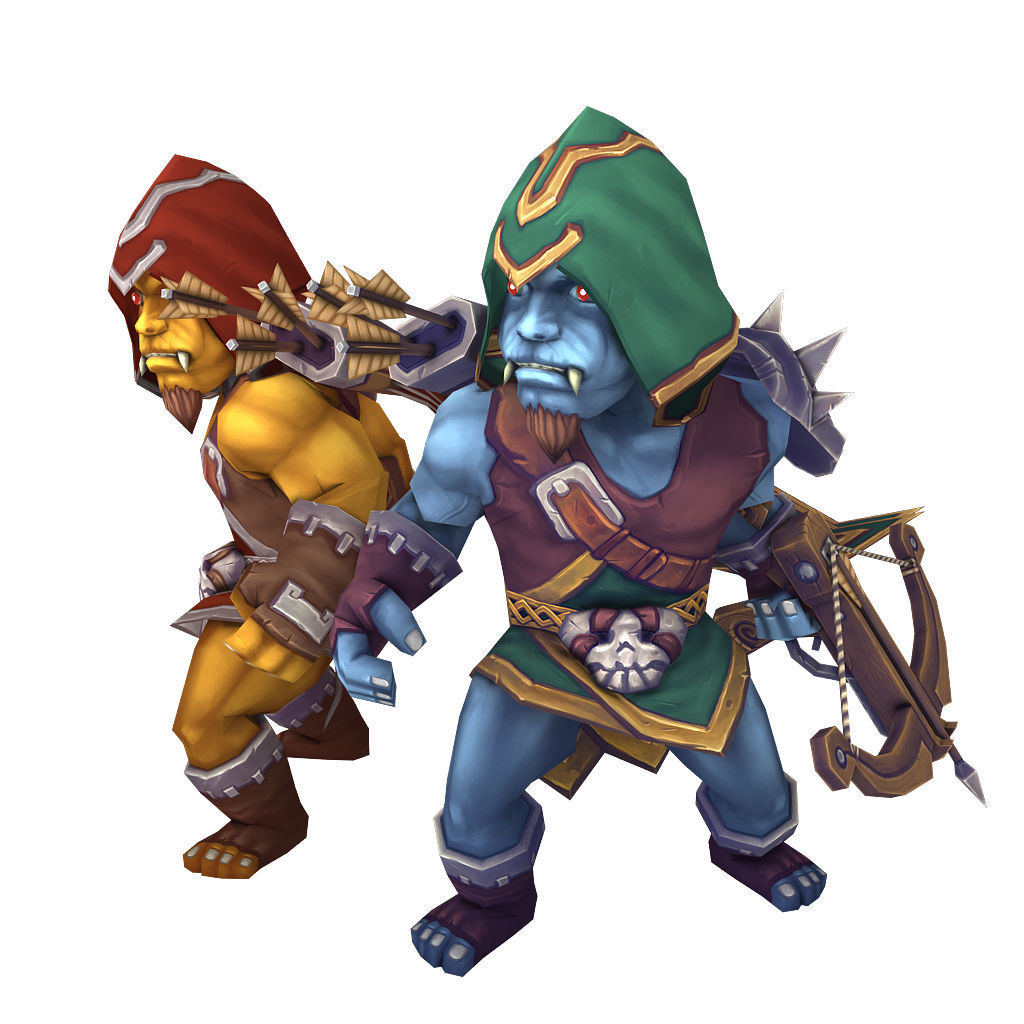 Orc Ranger Low-poly 3D model_6