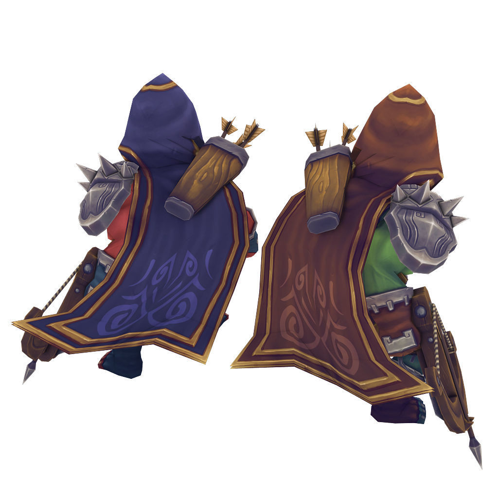 Orc Ranger Low-poly 3D model_5