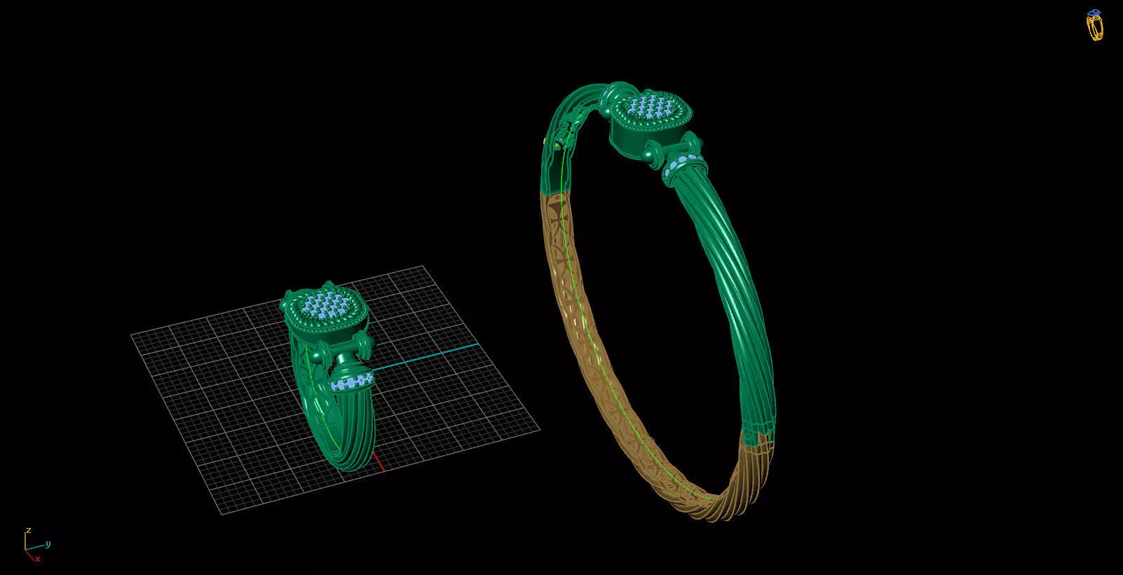 bileklik 3D print model_8