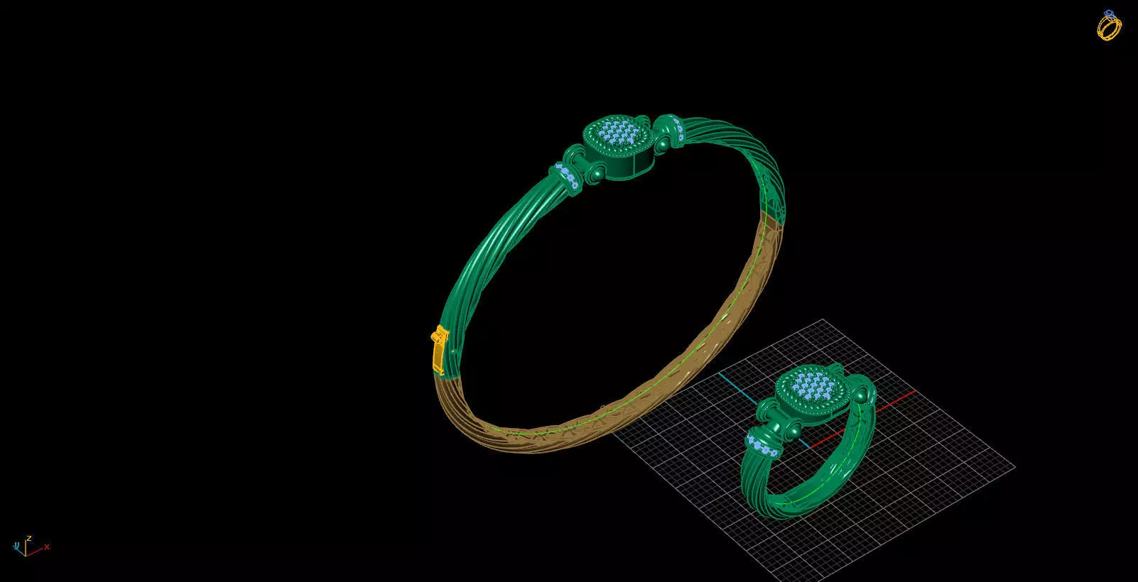 bileklik 3D print model_7