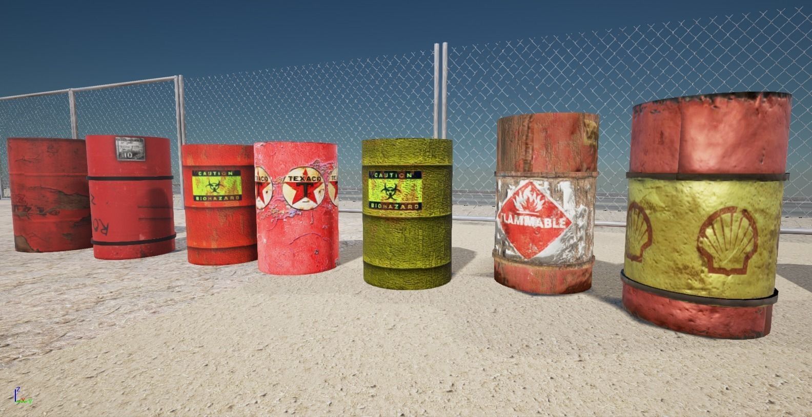 barrels full collection 3D print model_3