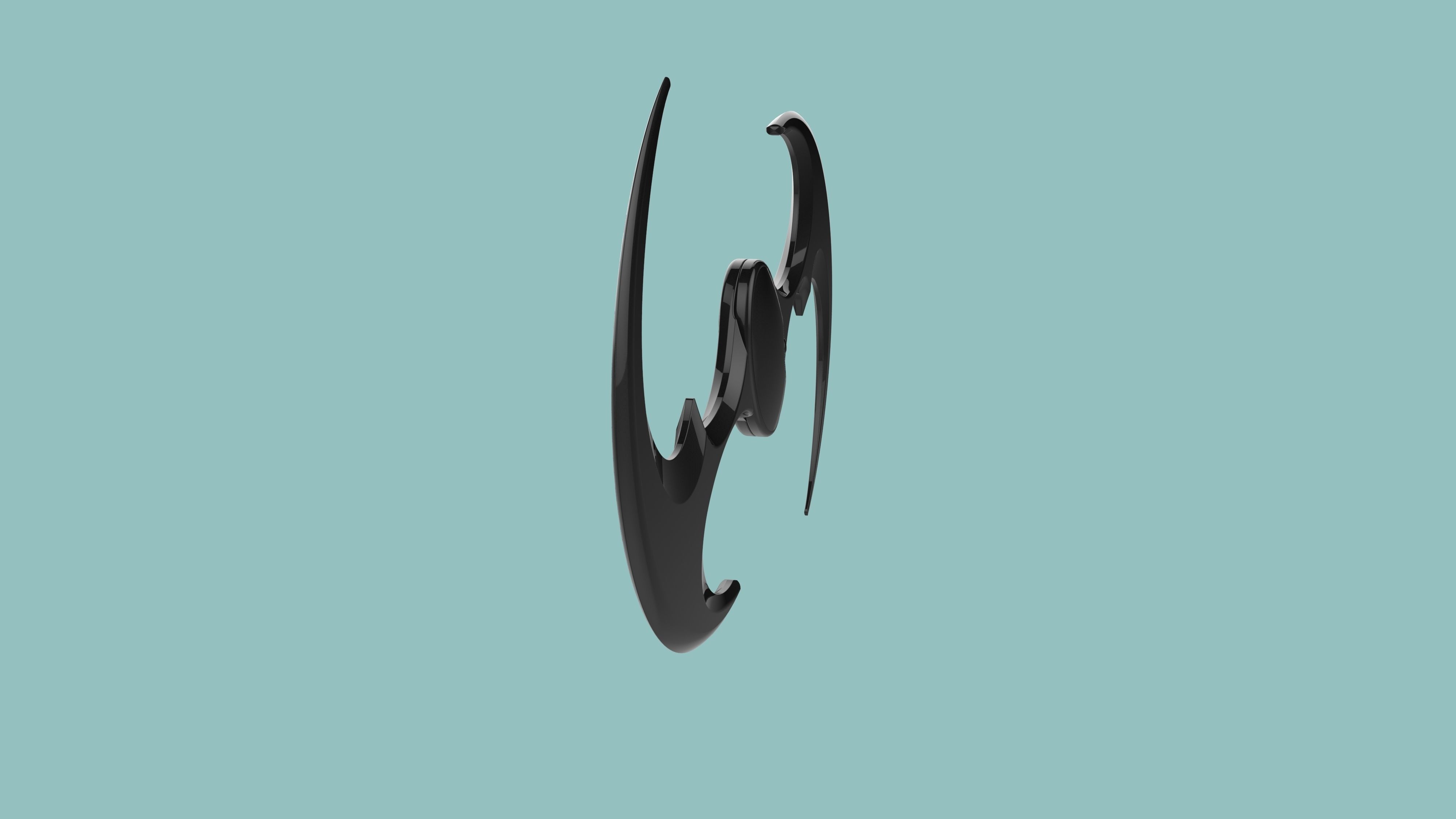 Sonar Batarang 3D model_3