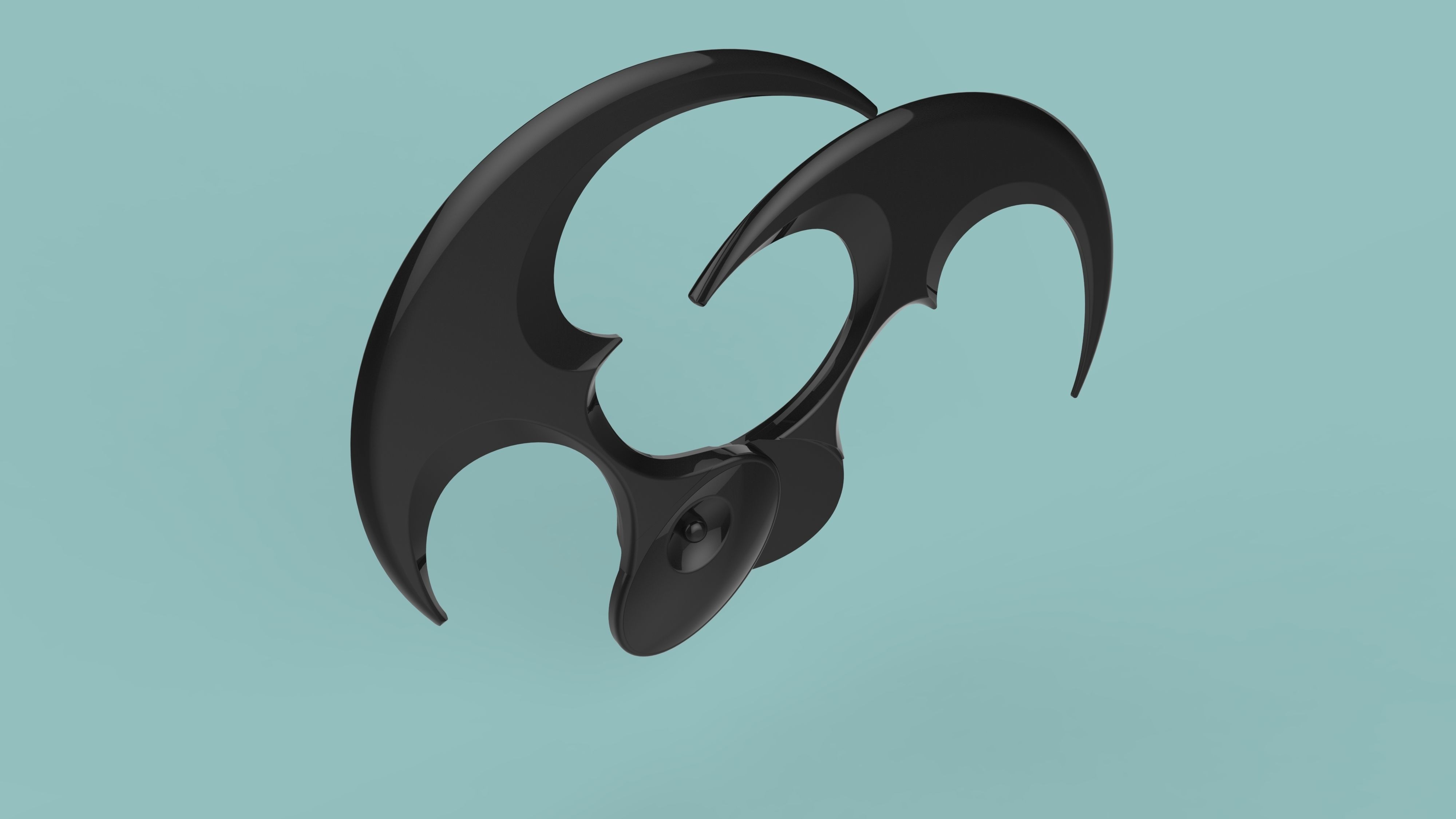 Sonar Batarang 3D model_7