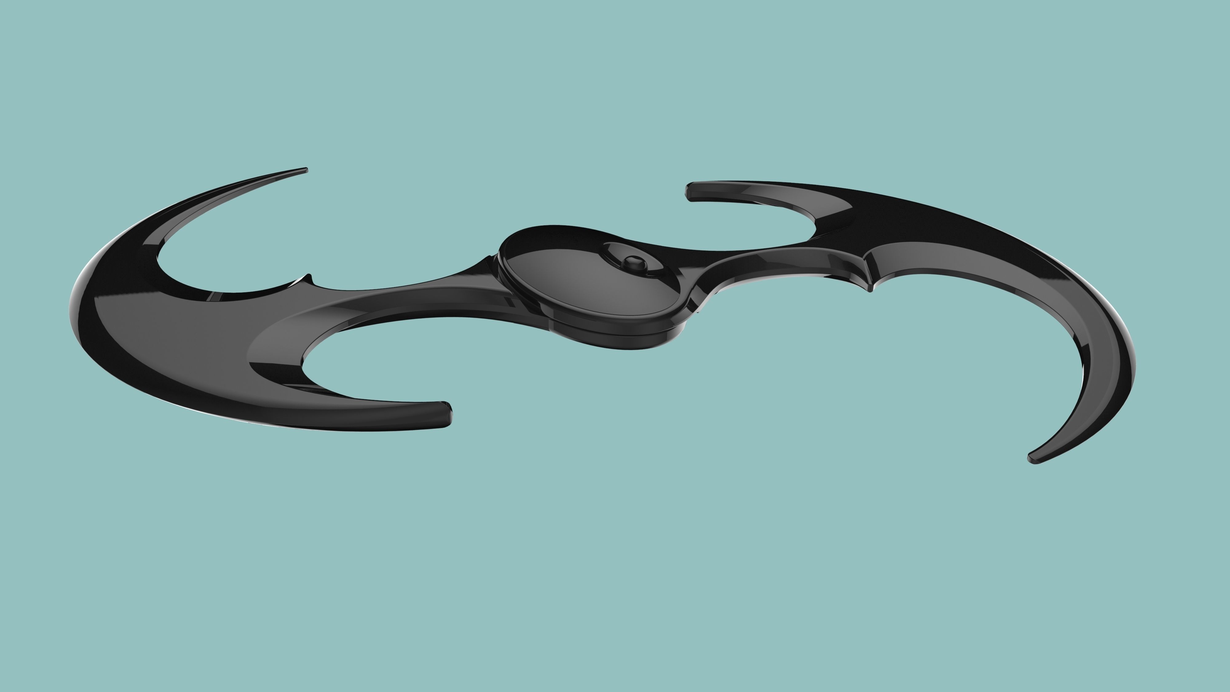 Sonar Batarang 3D model_4