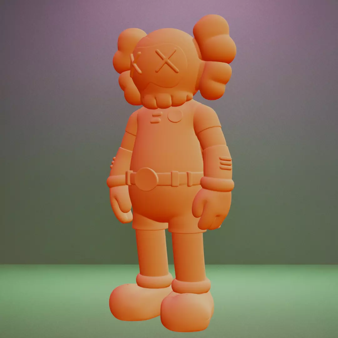 Kaws x Robin Collectible Art Toy Printable 3D print model_2