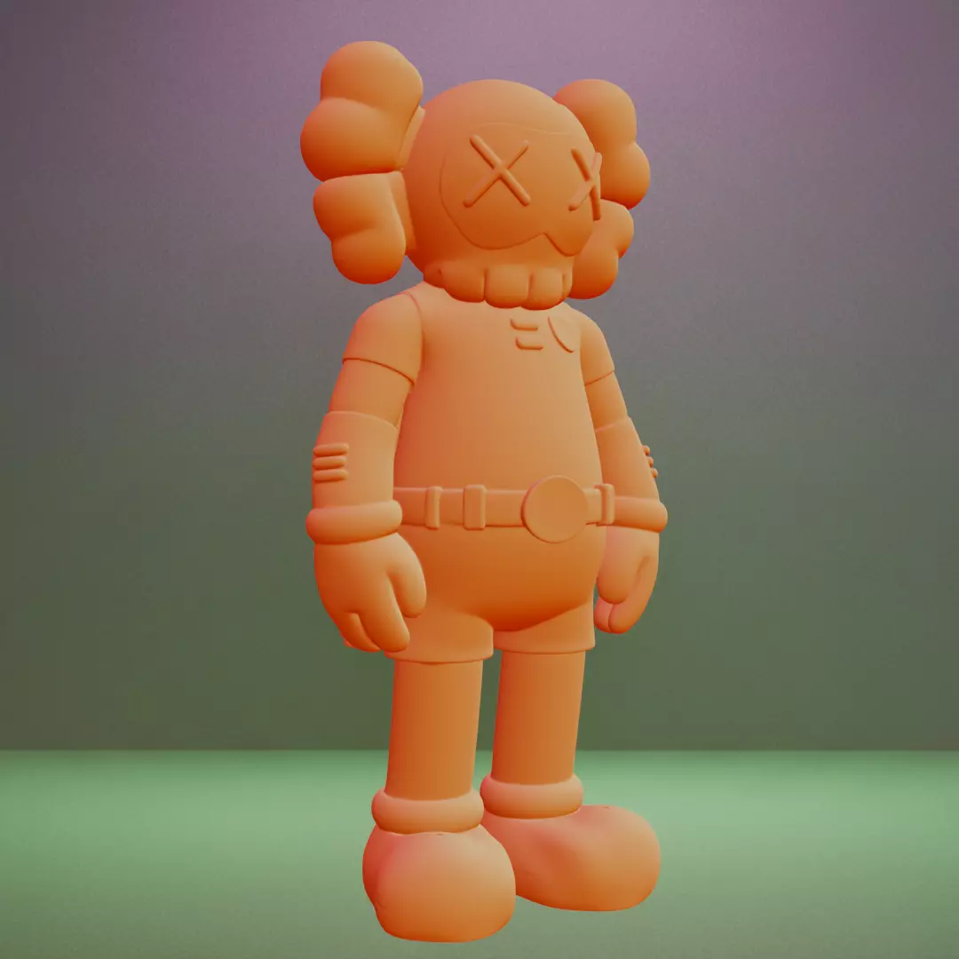 Kaws x Robin Collectible Art Toy Printable 3D print model_12