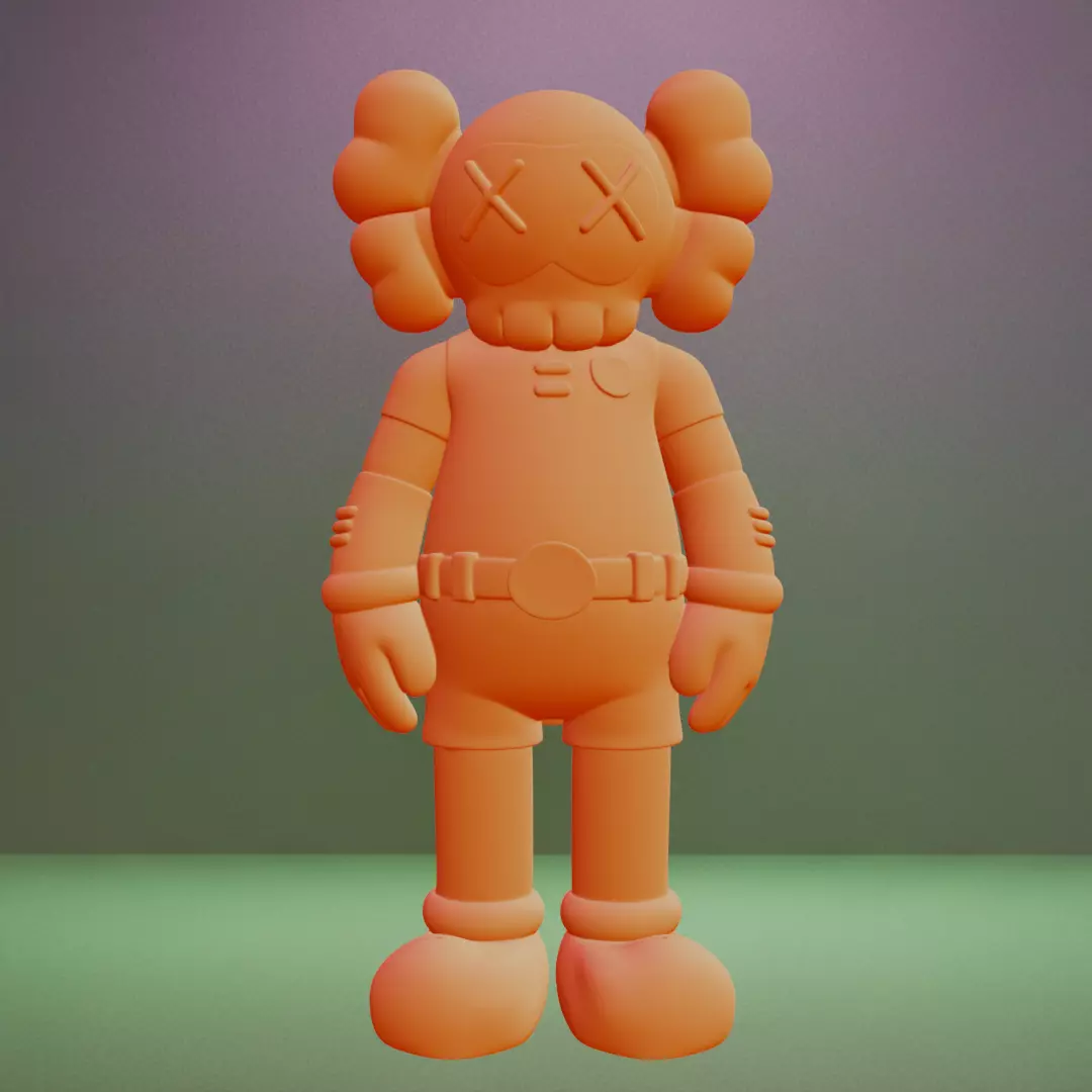 Kaws x Robin Collectible Art Toy Printable 3D print model_1
