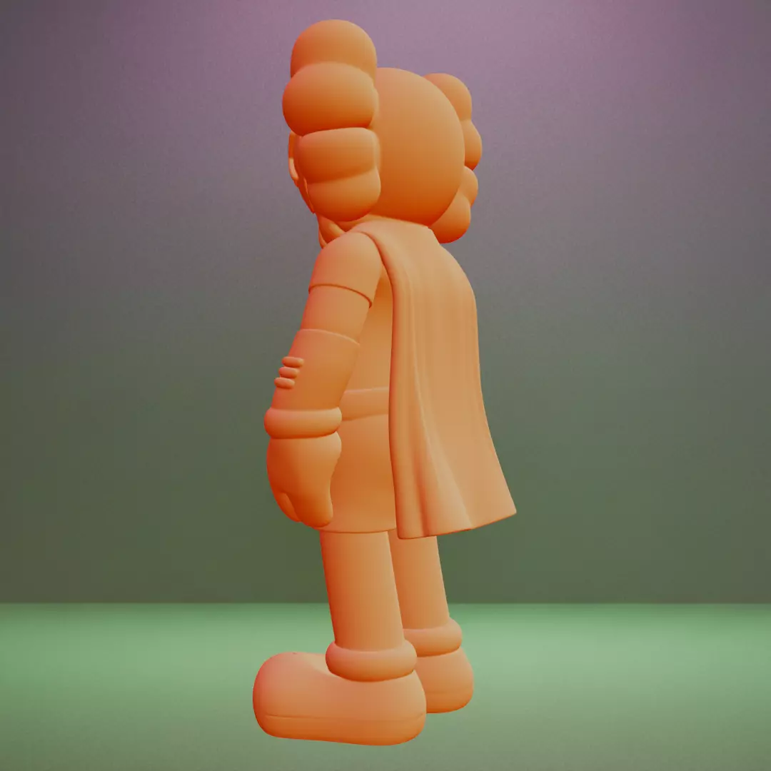 Kaws x Robin Collectible Art Toy Printable 3D print model_5