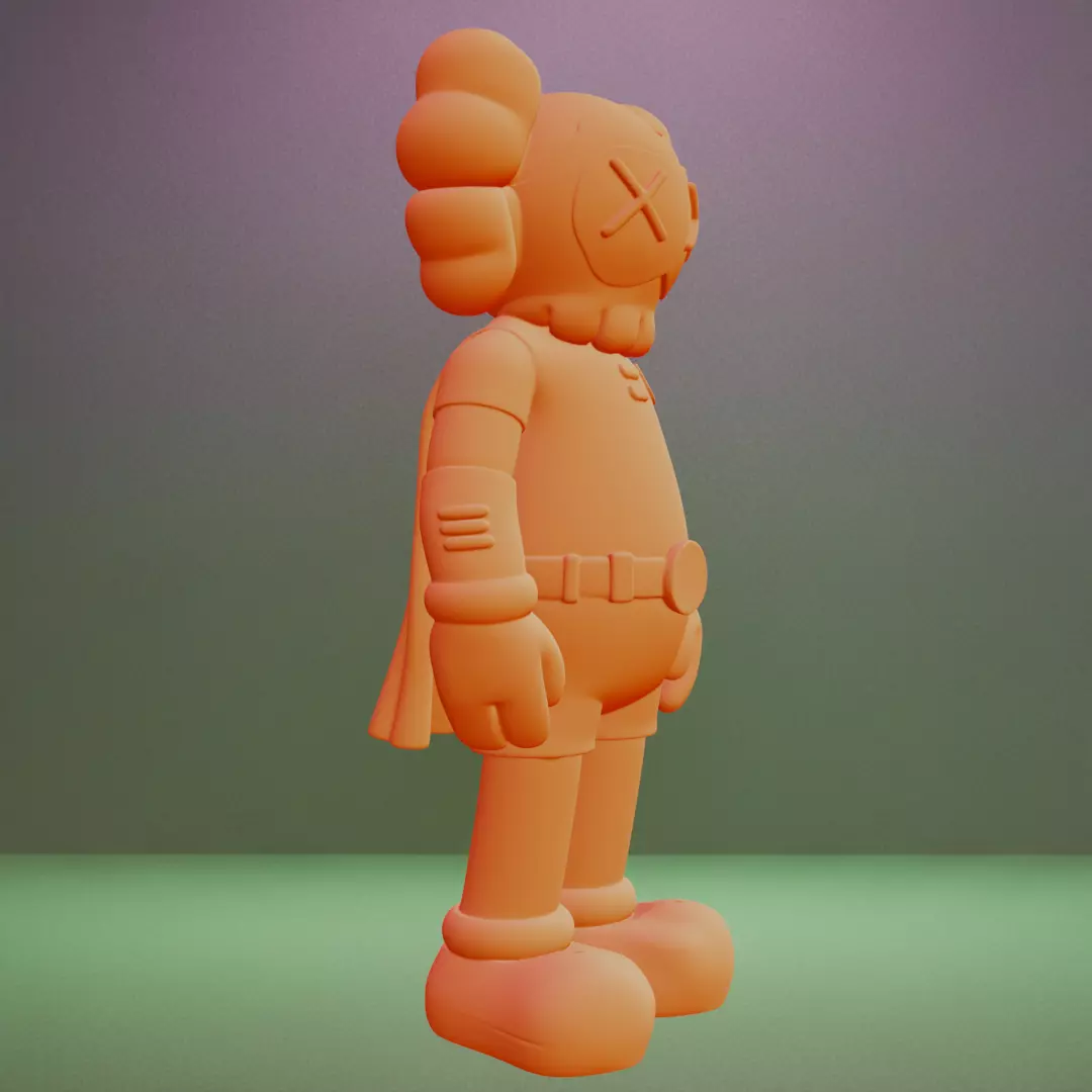 Kaws x Robin Collectible Art Toy Printable 3D print model_11