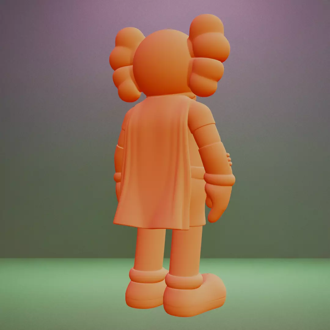 Kaws x Robin Collectible Art Toy Printable 3D print model_8