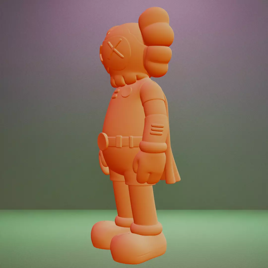 Kaws x Robin Collectible Art Toy Printable 3D print model_3