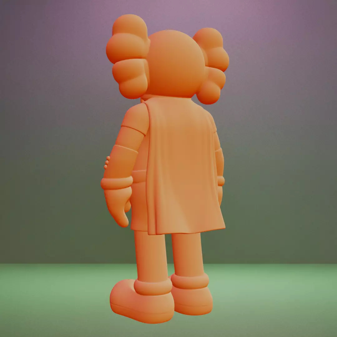 Kaws x Robin Collectible Art Toy Printable 3D print model_6