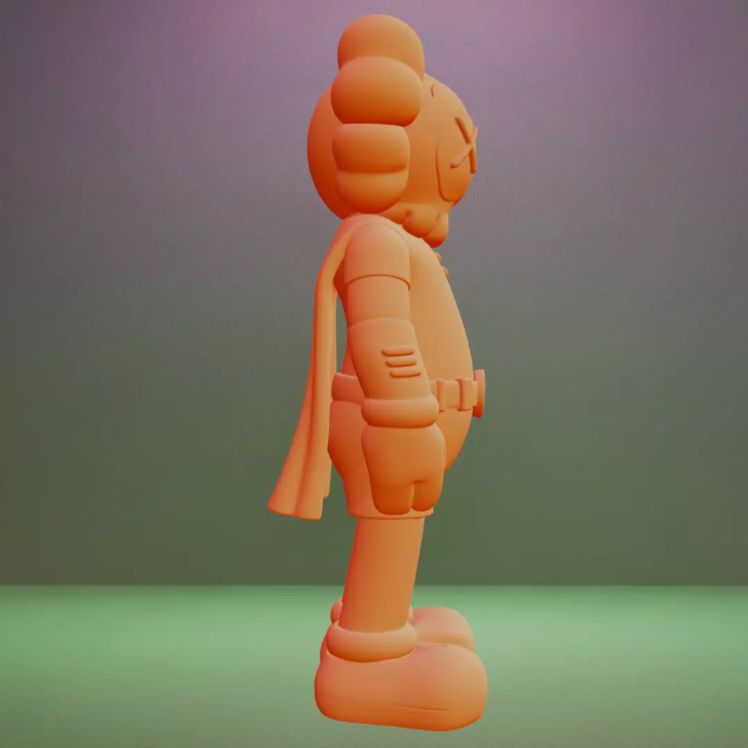 Kaws x Robin Collectible Art Toy Printable 3D print model_10