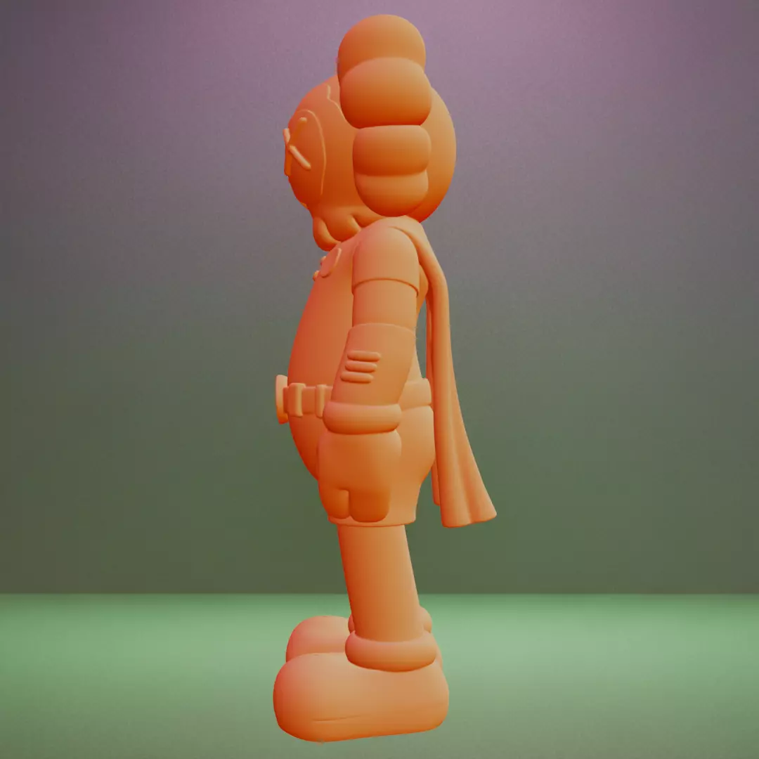 Kaws x Robin Collectible Art Toy Printable 3D print model_4
