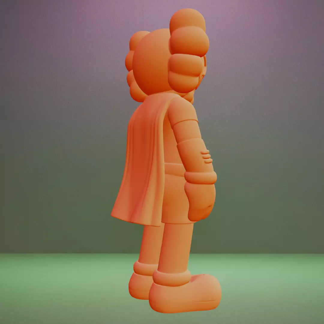 Kaws x Robin Collectible Art Toy Printable 3D print model_9