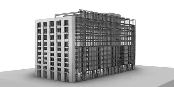 200 Occidental Weyerhaeuser Headquarters 3D Model 3D model