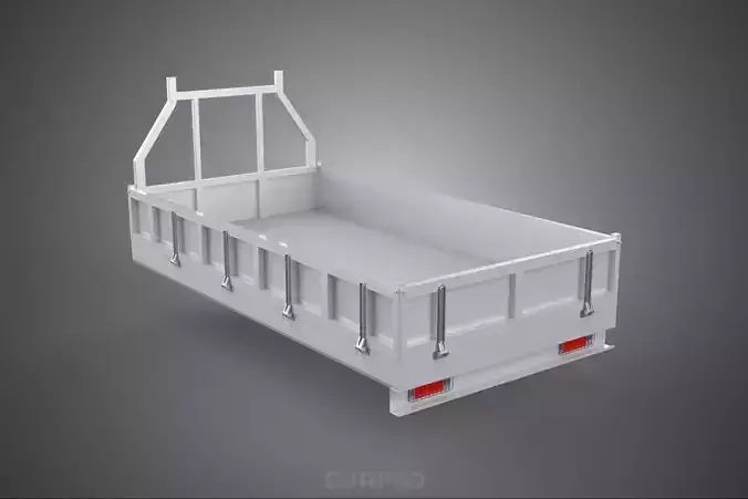 CARGO BED PICKUP TRUCK PLATFORM FRAME HEADBOARD BACK TRAY RACK