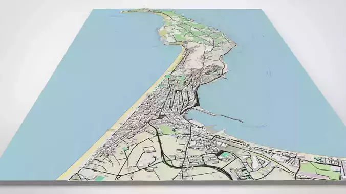 Cityscape Milazzo Italy 3D model