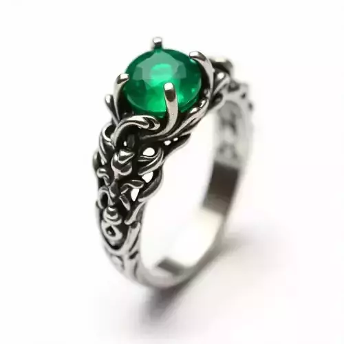Fantasy Statement Rings Collection -  3D Jewelry Models Pack 
