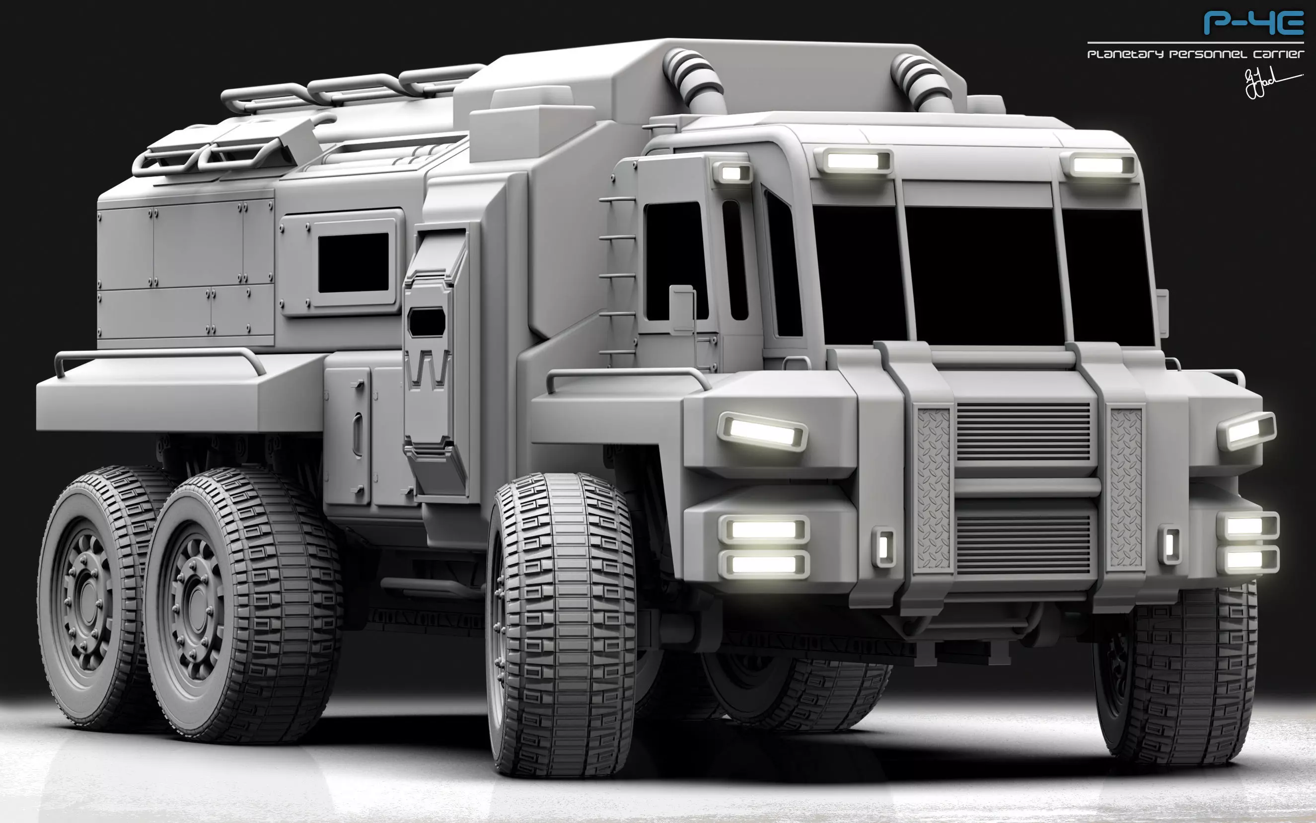 Transport Truck 1 3D model
