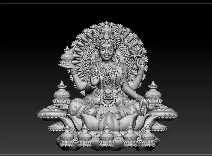 Laxmi Mata 3D print model 