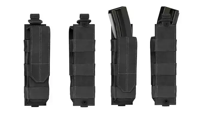 511 MP5 SINGLE POUCH Low-poly 3D model