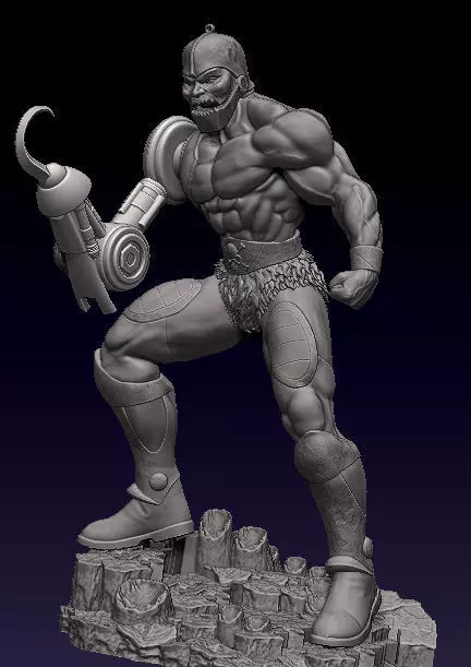 Trap Jaw from Masters of the Universe Classics Fanart 3D print model_7